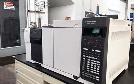 Flammability test gas chromatograph