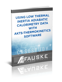 low thermal inertia adiabatic calorimetry data